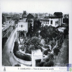 Casablanca - Palais de Justice et vue partielle