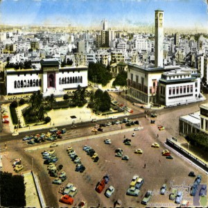 Casablanca - la Préfecture et le Palais de Justice