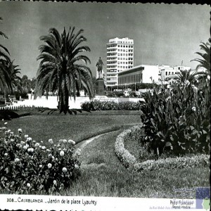Casablanca - jardin de la Place Lyautey