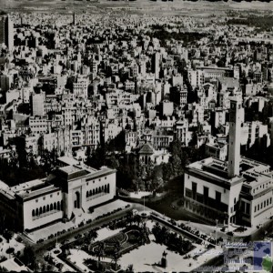 Casablanca - vue aérienne de la Place Lyautey