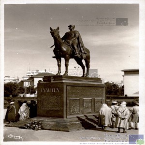 Casablanca - statue du Maréchal Lyautey