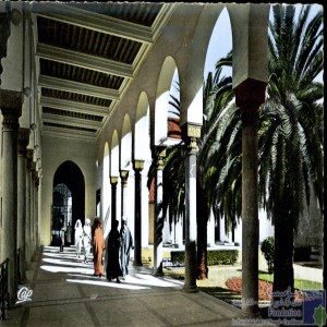 Casablanca - galeries intérieures du Palais de Justice (Marrast, architecte)