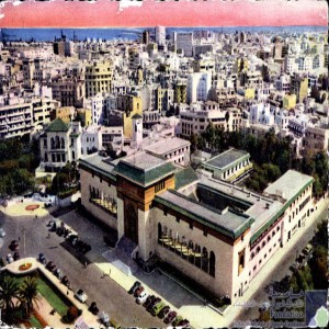 Casablanca - le Palais de Justice, Place Lyautey (arch. Marrast)