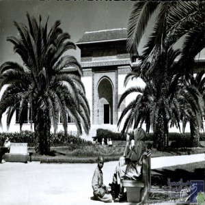 Casablanca - le Palais de Justice, vu du square
