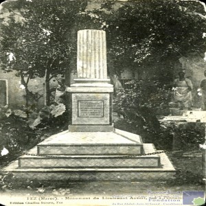 Fez - monument du lieutenant Auvert, tué à l\'ennemi