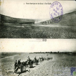 Route désertique de Aïn-Guicer à Dar-Chaffaï