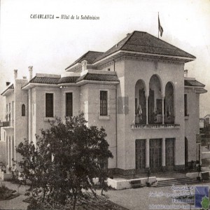 Casablanca - Hôtel de la subdivision