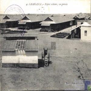 Casablanca - hôpital militaire - vue générale