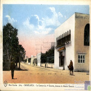 Casablanca - la Caserne du 1er Zouaves, Avenue du Général Damade