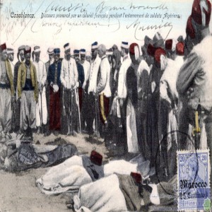 Casablanca - discours prononcé par un colonel français pendant l\'enterrement de soldats algériens