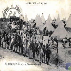 La France au Maroc - Taourirt - le camp des chasseurs