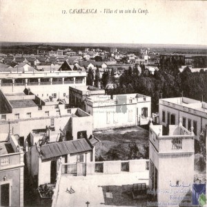 Casablanca - villas et un coin du camp