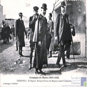 Campagne du Maroc (1907-1908) - Casablanca - M. Regnault, ministre de France, M. Malpertuy, consul à Casablanca
