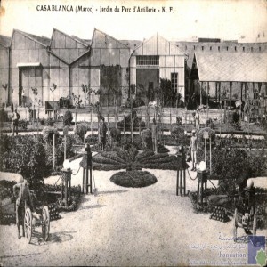 Casablanca - jardin du parc d\'artillerie