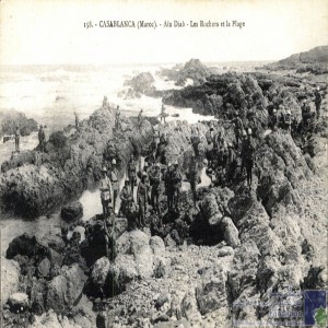 Casablanca - Aïn Diab - les rochers et la plage