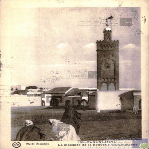 Casablanca - la mosquée de la nouvelle ville indigène
