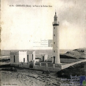 Casablanca - le phare et les rochers noirs