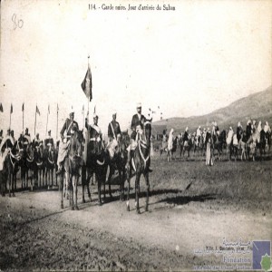 Garde noire - jour d\'arrivée du Sultan