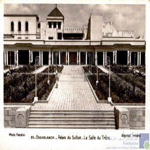 Casablanca - Palais du Sultan - la Salle du Trône