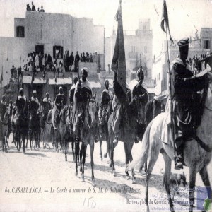 Casablanca - la garde d\'honneur de S. M. le Sultan du Maroc
