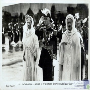 Casablanca - arrivée de Mr le résident général Noguès (6 oct. 1936)