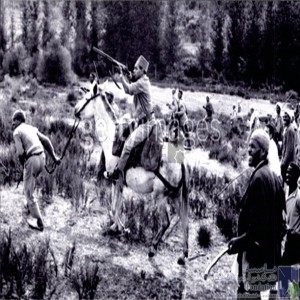 [Sa Majesté Hassan II en pleine partie de chasse]