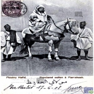 Mouley Hafid proclamé sultan à Marrakesh