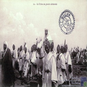 Le Sultan en grande cérémonie