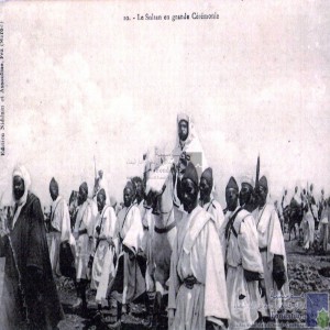Le Sultan en grande cérémonie