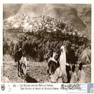 Le Sultan devant Moulay-Idriss