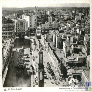 Casablanca - perspective de la place administrative