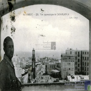 Au Maroc - vue panoramique de Casablanca