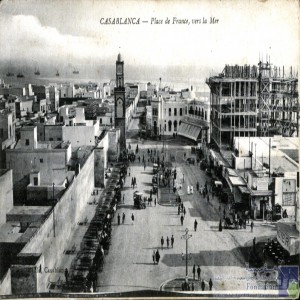Casablanca - Place de France, vers la mer
