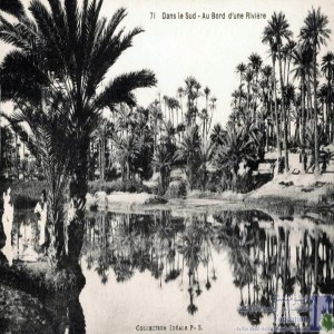 Dans le sud - au bord d\'une rivière
