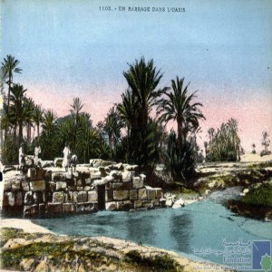 Un barrage dans l\'oasis
