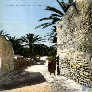 Une rue dans l\'oasis