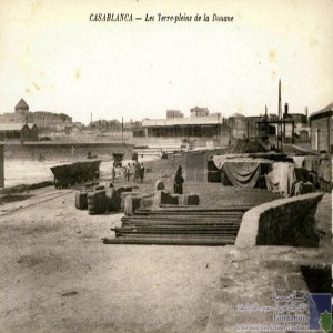 Casablanca - les terre-pleins de la Douane