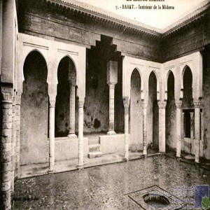 Rabat - intérieur de la Médersa