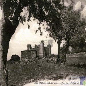 Dans l\'extrême-sud marocain - Azilal - la casbah du caïd