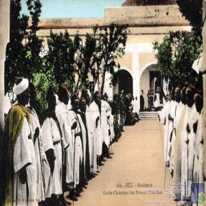 Fez - Résidence - garde d\'honneur des princes chérifiens
