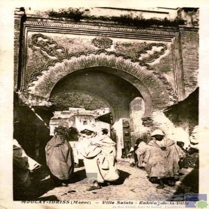 Moulay-Idriss - ville sainte - entrée de la ville