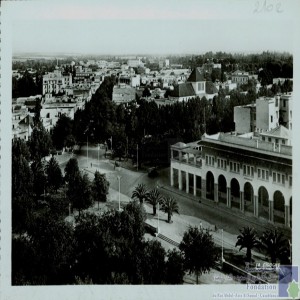 Fès - Place Lyautey et Boulevard Poeymirau