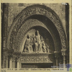 Angoulême - Cathédrale St-Pierre (XIIe siècle) - voussure du portail