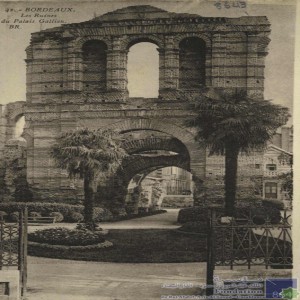 Bordeaux - les ruines du Palais Gallien