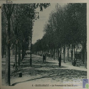 Châtellerault - les promenades du Cours Blossac