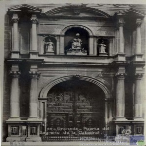 Granada - puerta del sagrario de la Catedral