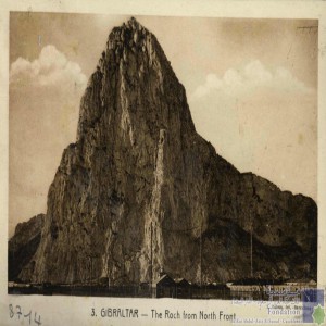 Gibraltar - the Roch from north front