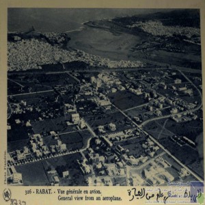 Rabat - vue générale en avion