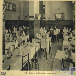 Fez - restaurant du Gd.-Régina - Avenue Maurial