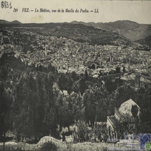 Fez - la médina, vue de la Msalla du Pacha
